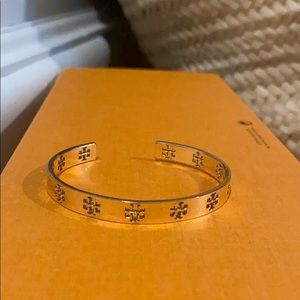Rose gold tory Burch bracelet cuff